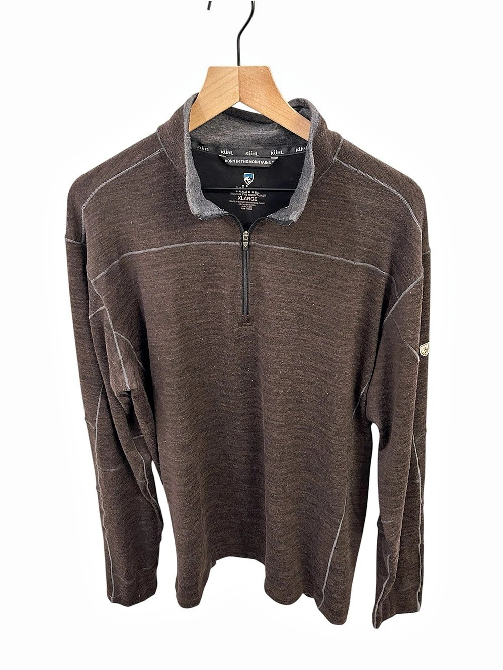 KÜHL Men’s Quarter Zip Pullover – XL